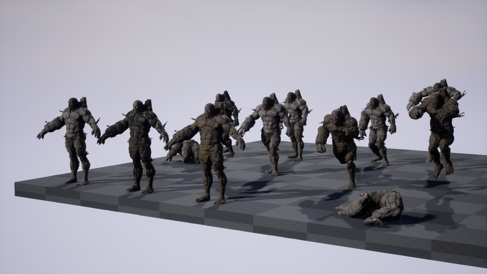 Forest Monster Low-poly 3D model_32