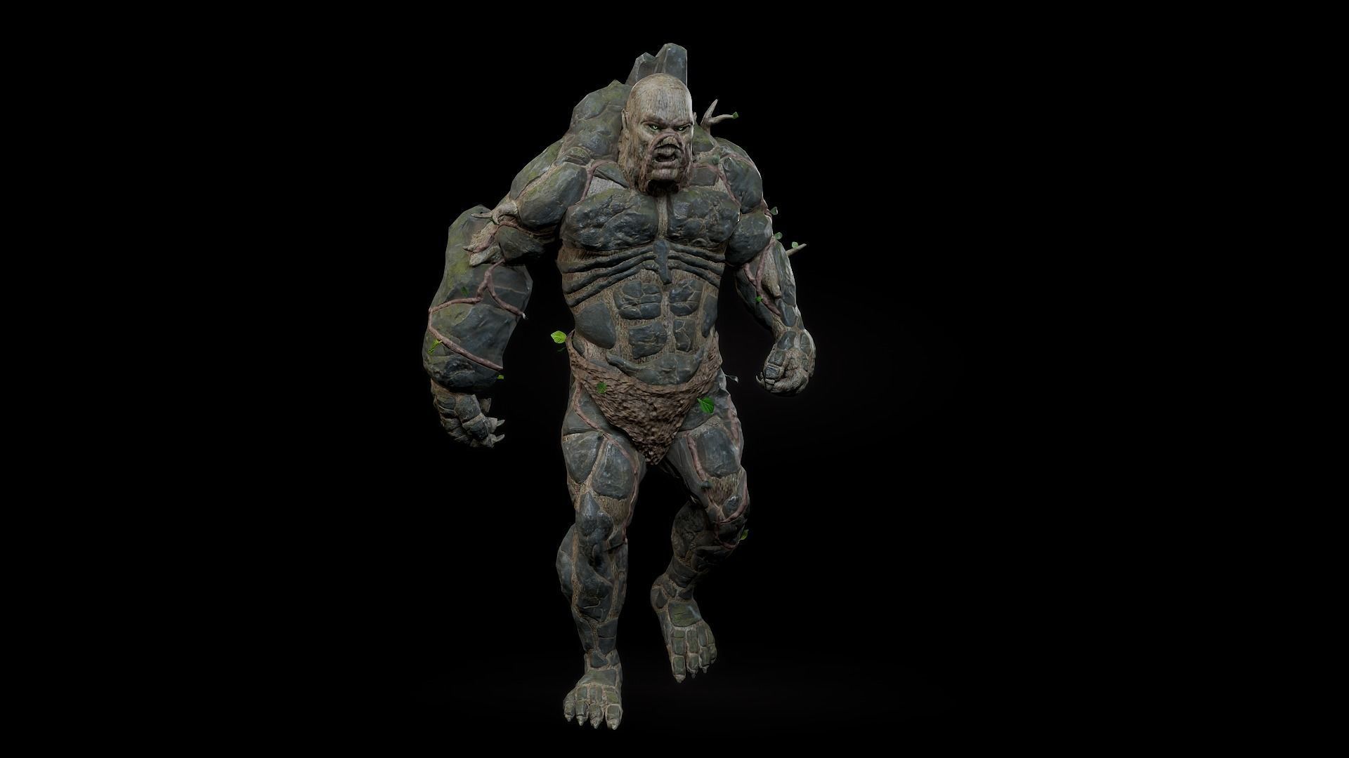 Forest Monster Low-poly 3D model_20