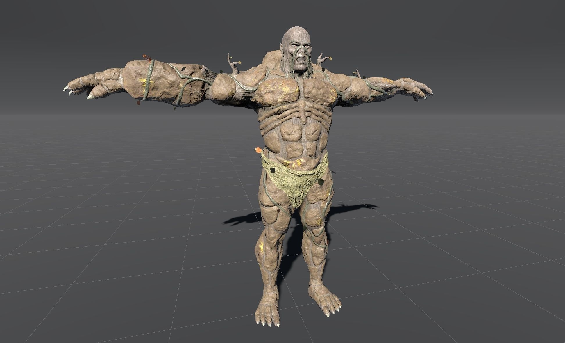 Forest Monster Low-poly 3D model_39