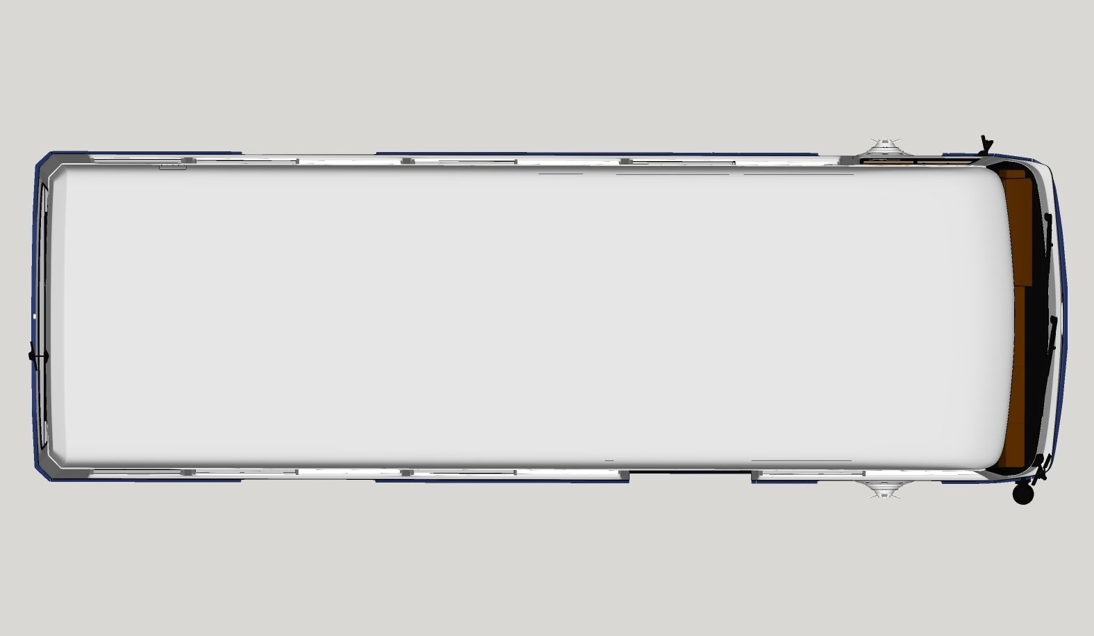 Toyota Coaster HZ830L 1982 to 1991 High poly 3D model_26