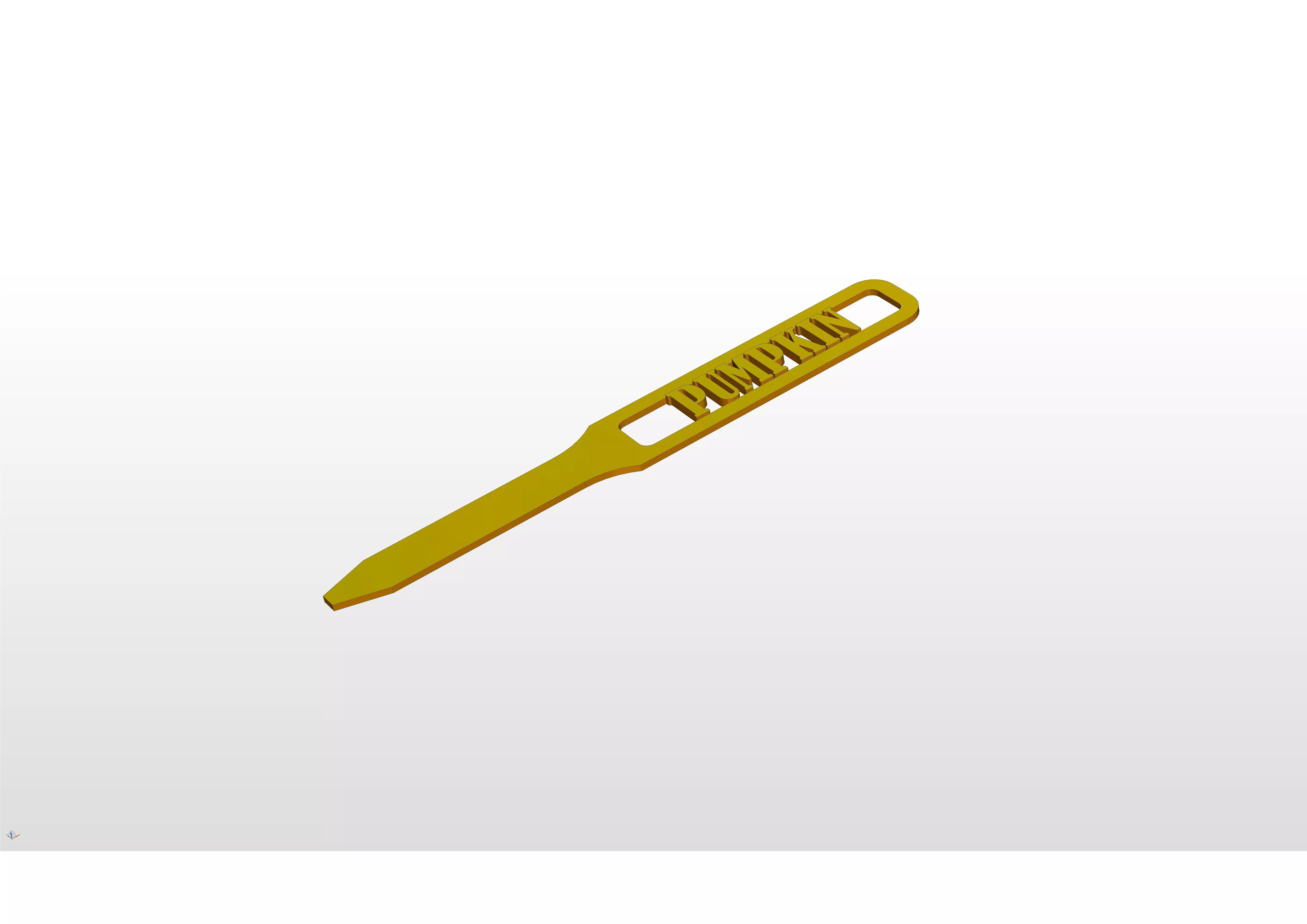 3D Garden Marker for Pumpkin Beds 3D print model_0