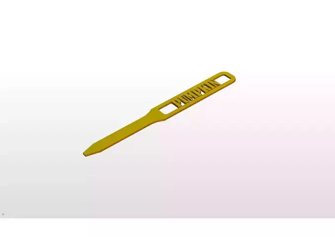 3D Garden Marker for Pumpkin Beds 3D print model