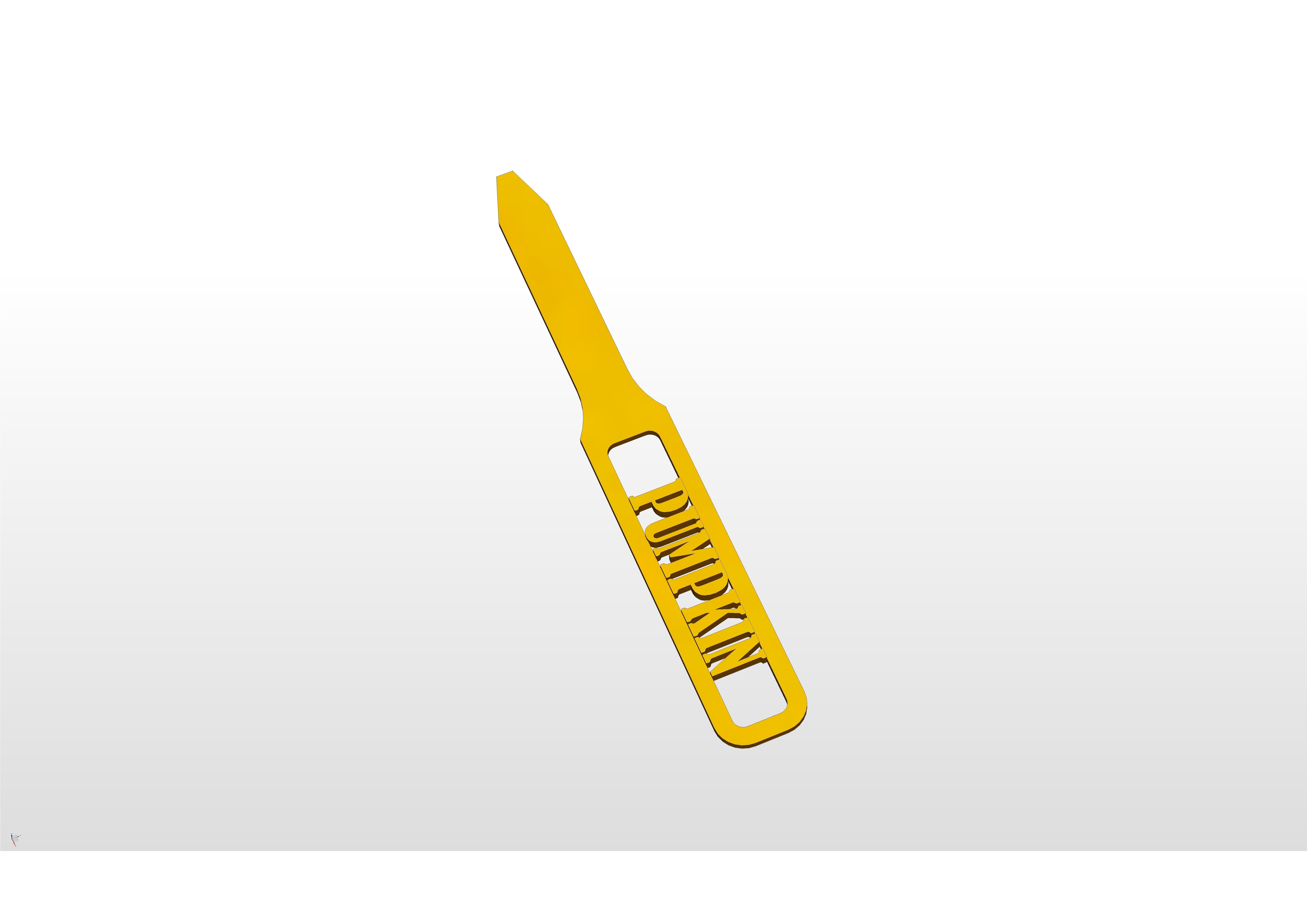 3D Garden Marker for Pumpkin Beds 3D print model_14