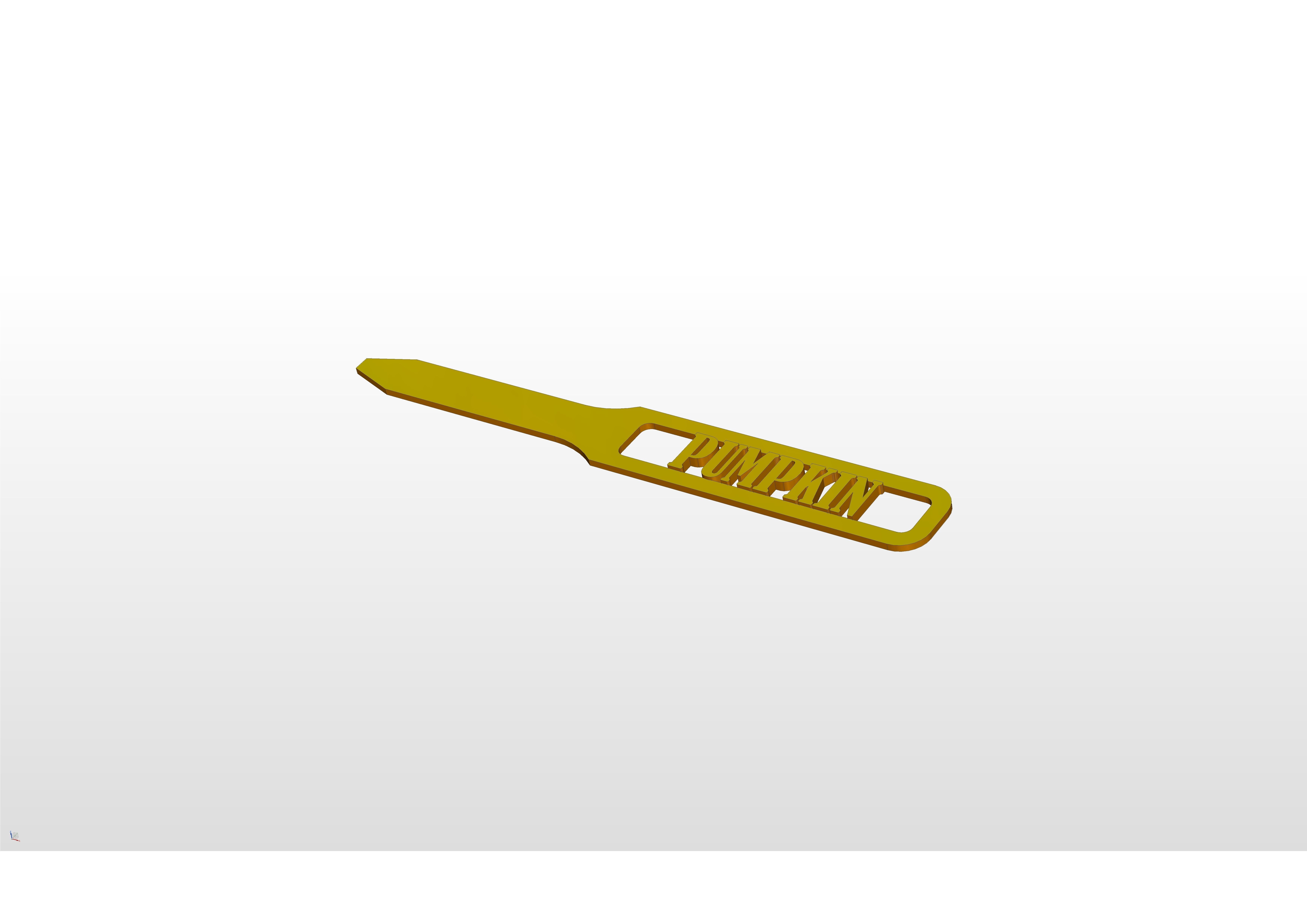 3D Garden Marker for Pumpkin Beds 3D print model_10