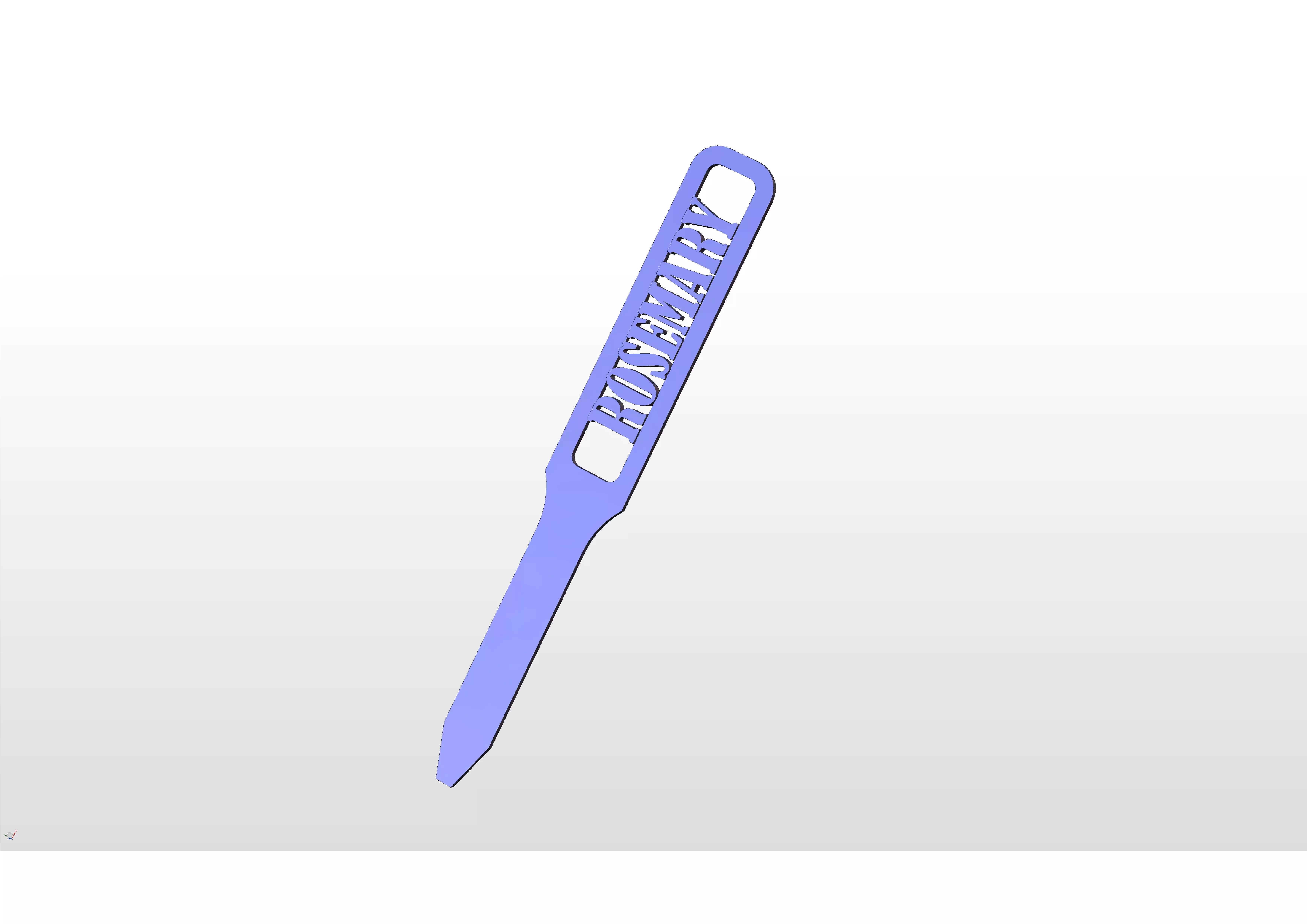 3D Model for Your Rosemary Bed 3D print model_0