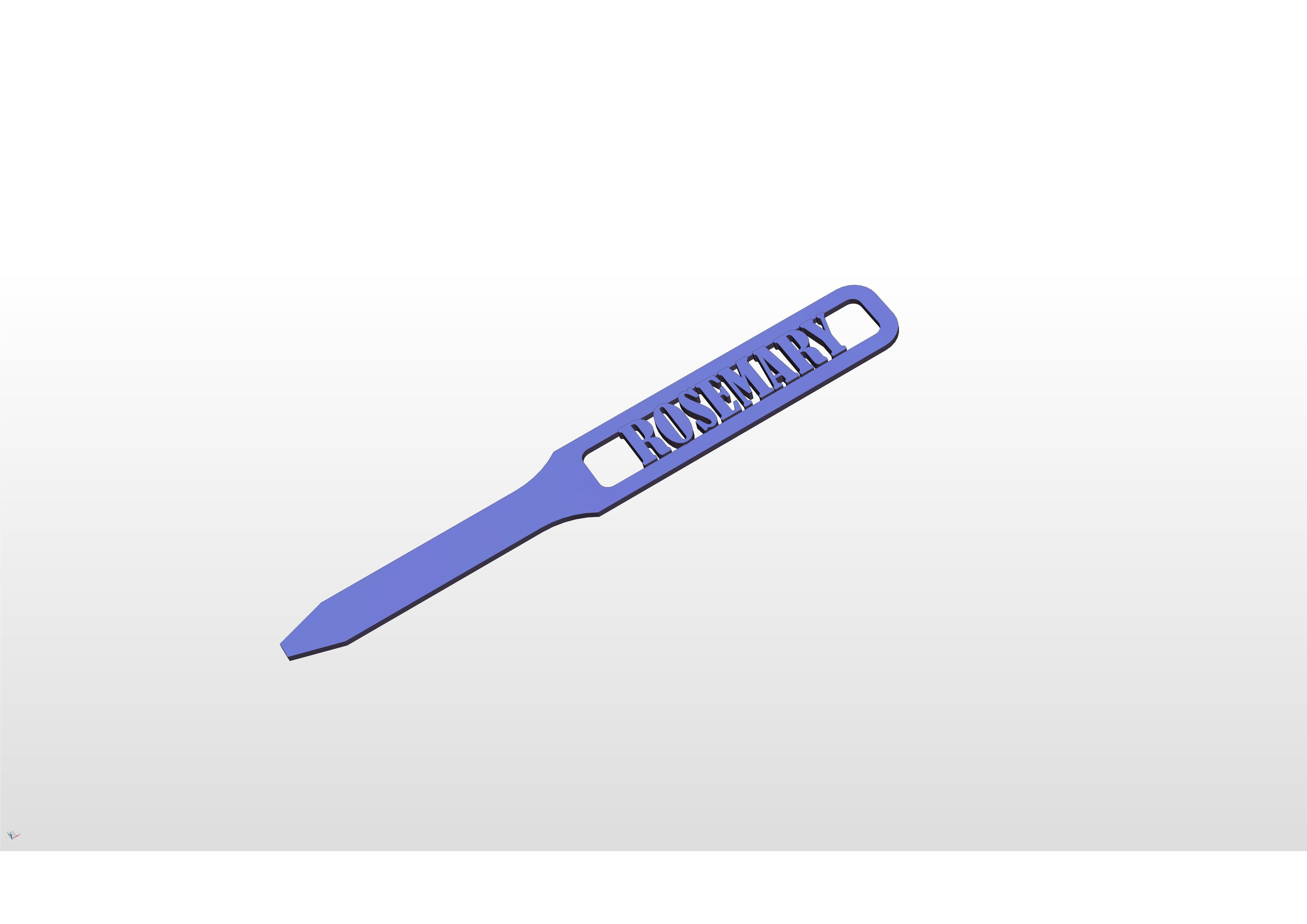 3D Model for Your Rosemary Bed 3D print model_3