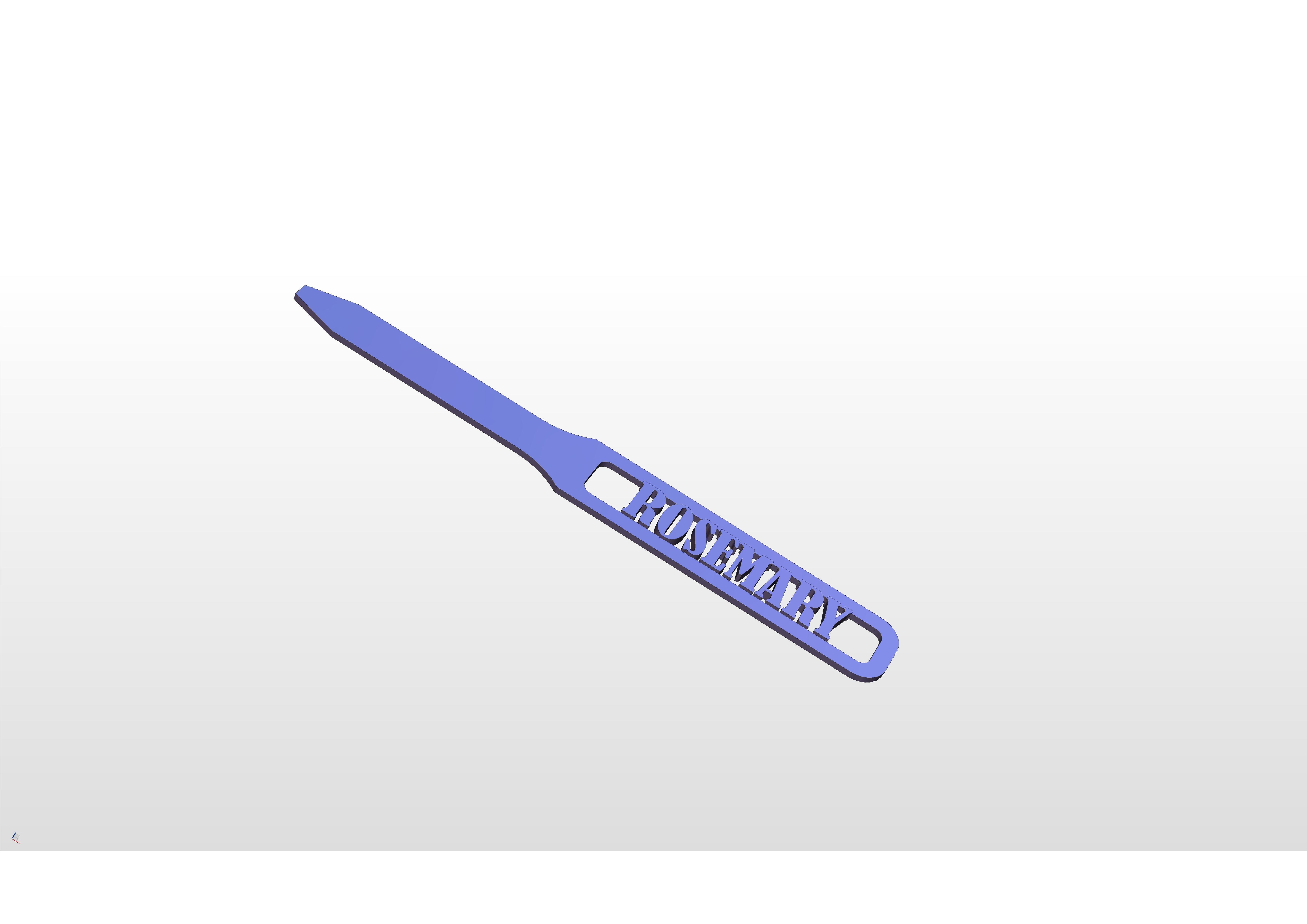 3D Model for Your Rosemary Bed 3D print model_2