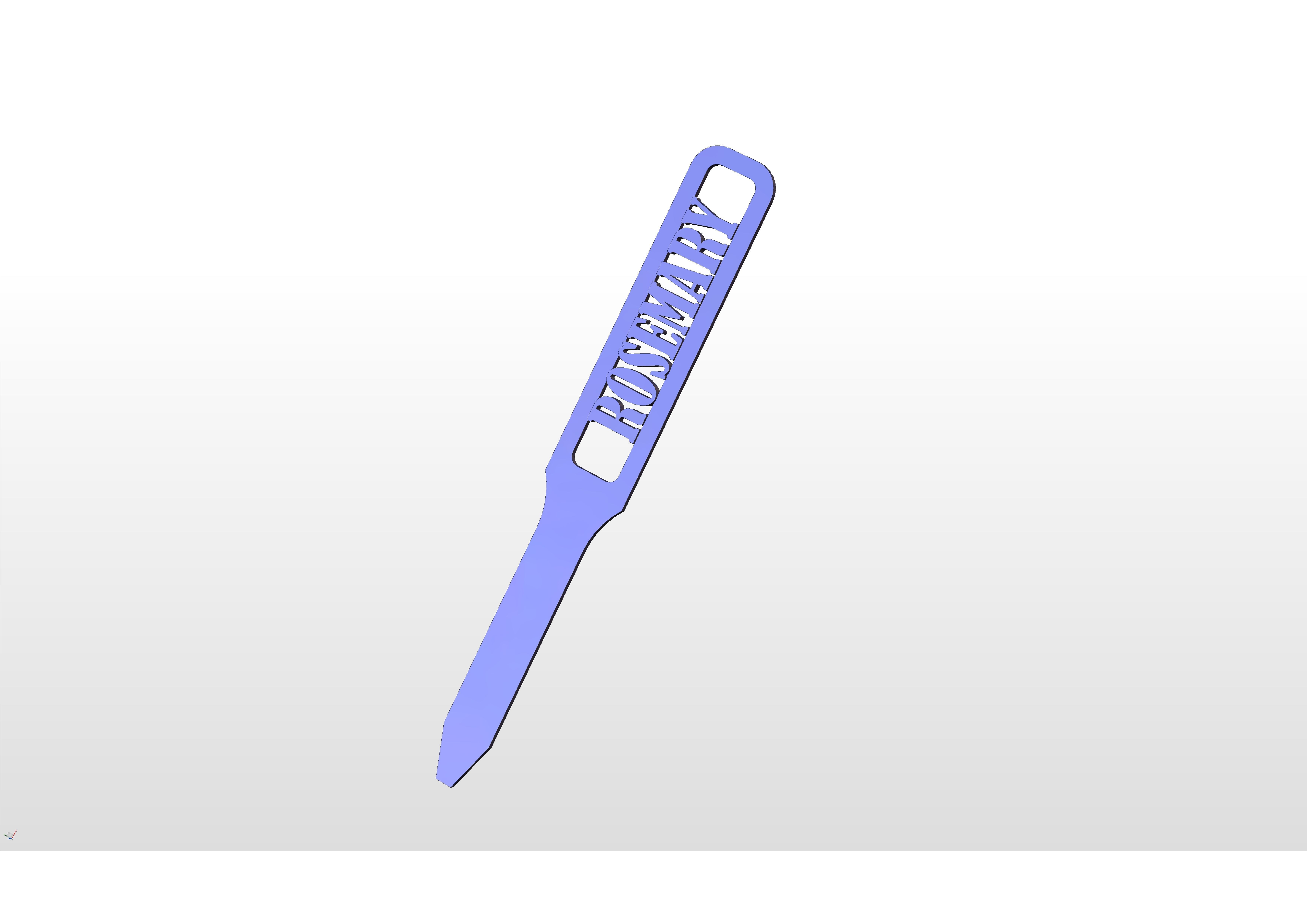 3D Model for Your Rosemary Bed 3D print model_14