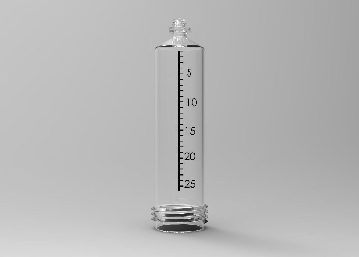 Syringe for Mixing and filling  3D print model_7
