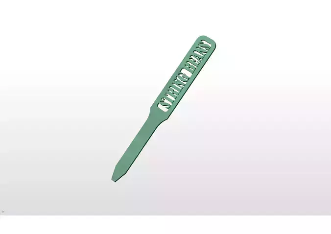 Garden Marker for String Beans