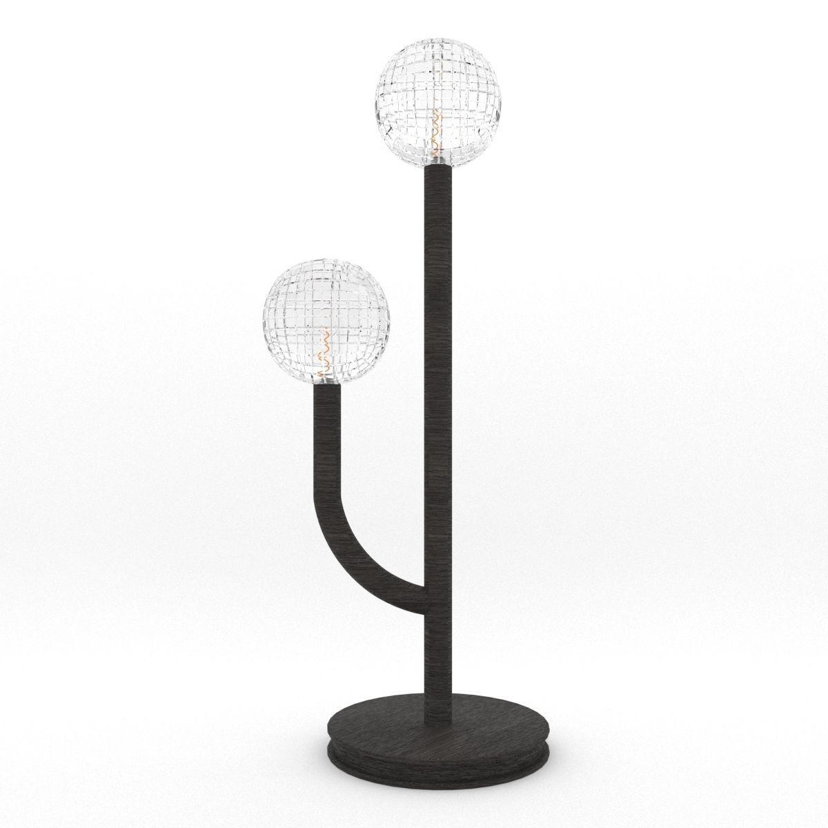 CACTUS TABLE  LAMP Low-poly 3D model_2