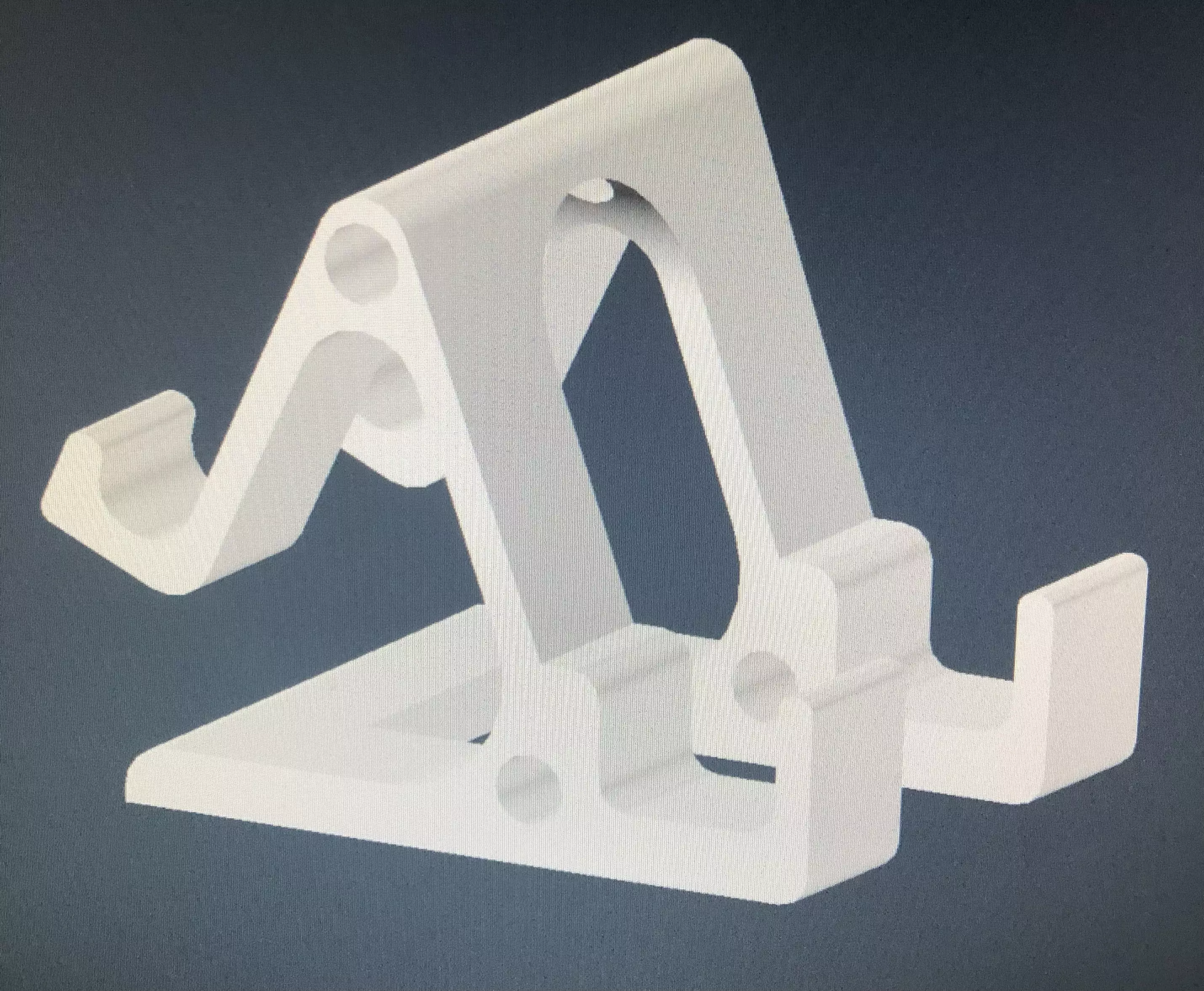 smartphone stand 3D print model_0