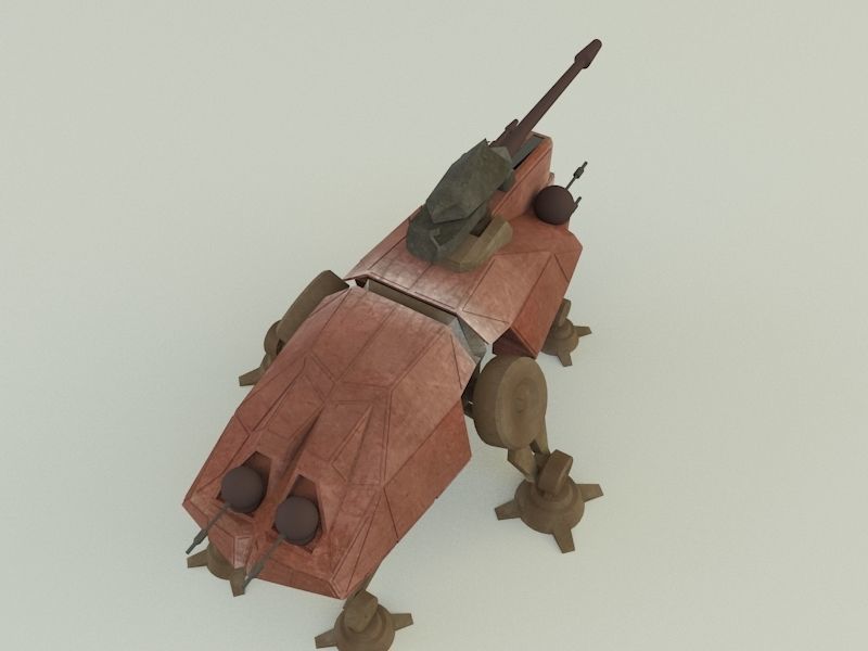 AT-TE Walker combat robot 3D model_14