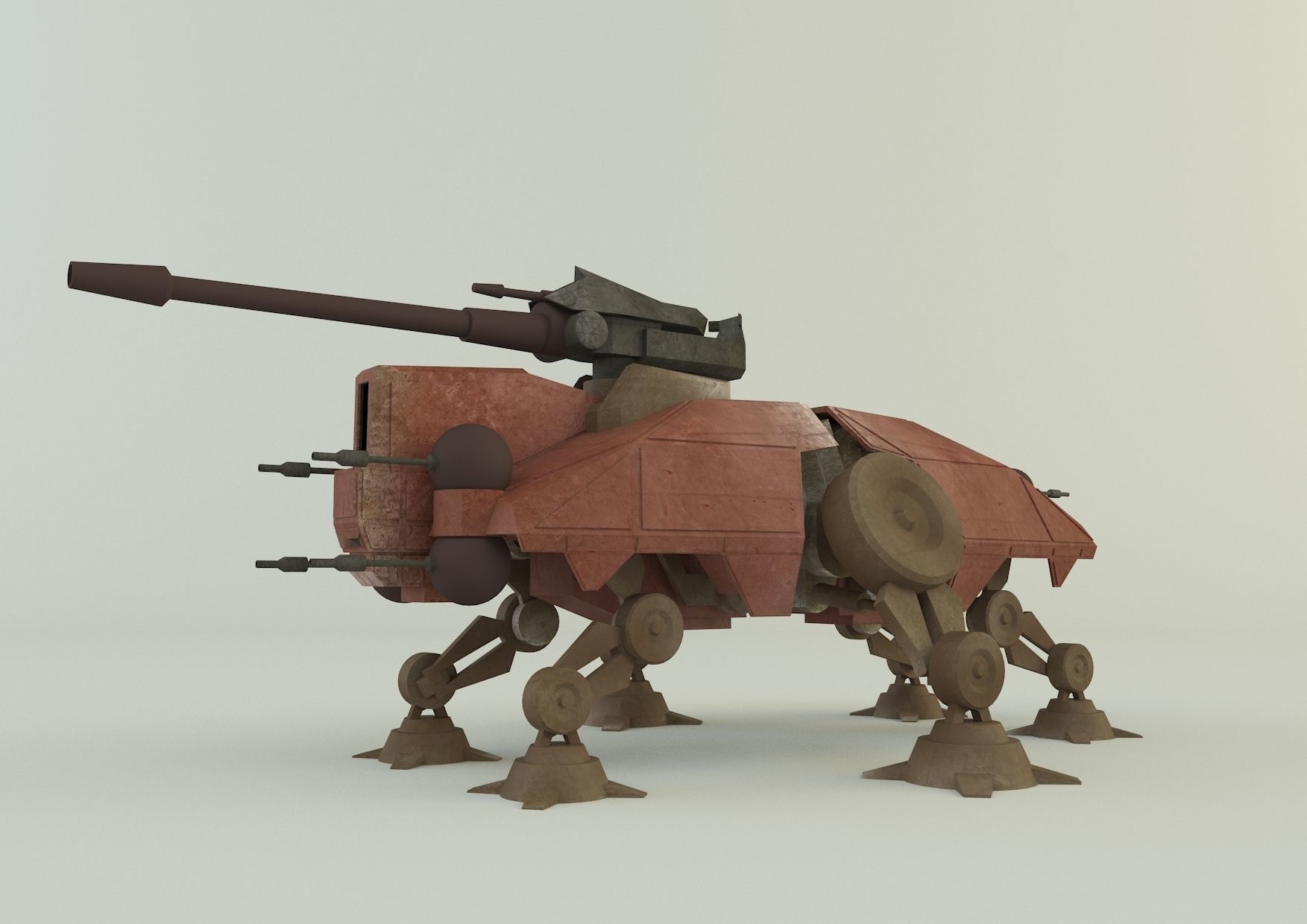 AT-TE Walker combat robot 3D model_10
