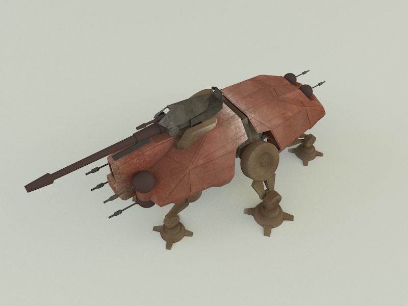 AT-TE Walker combat robot 3D model_20