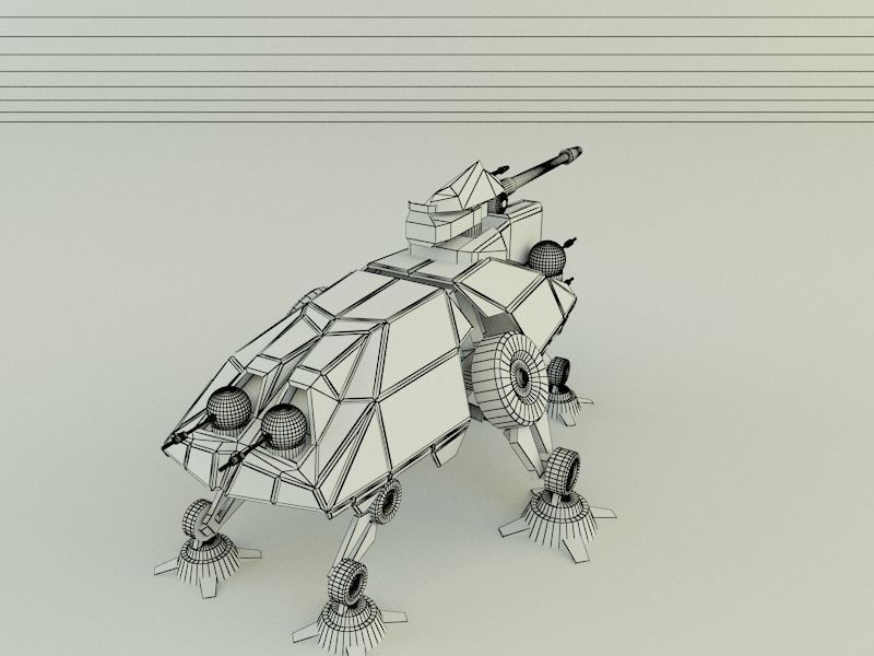 AT-TE Walker combat robot 3D model_27