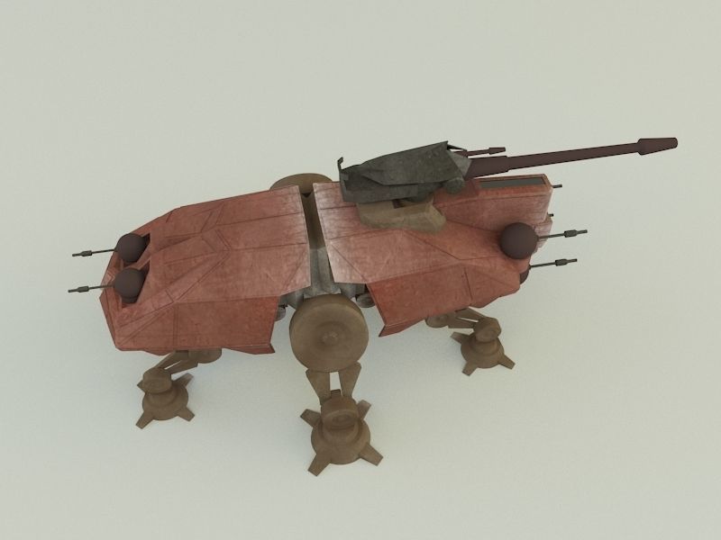 AT-TE Walker combat robot 3D model_13