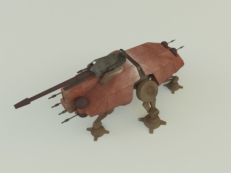 AT-TE Walker combat robot 3D model_19