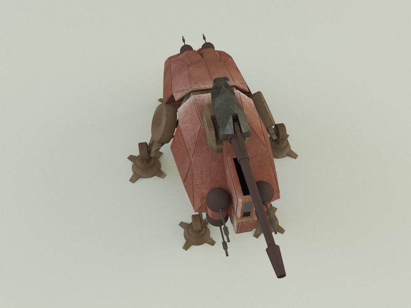AT-TE Walker combat robot 3D model_12