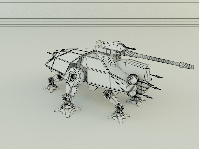 AT-TE Walker combat robot 3D model_25