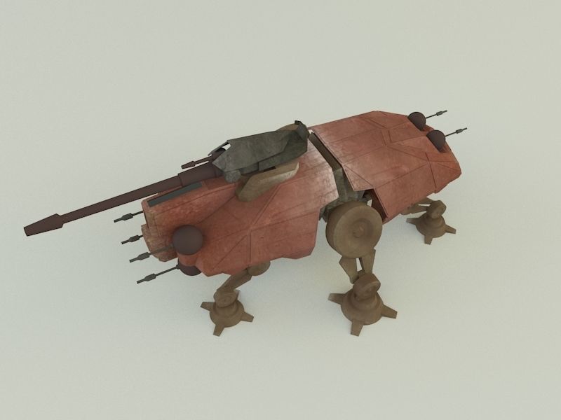 AT-TE Walker combat robot 3D model_18
