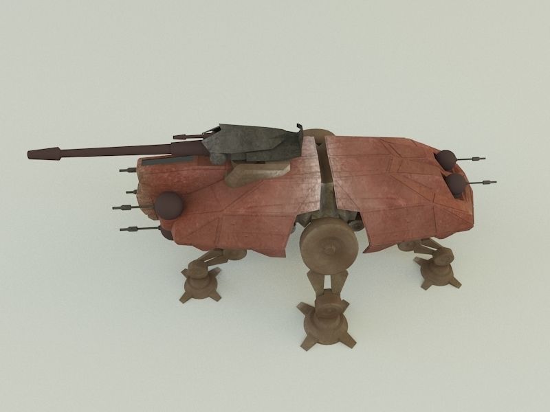 AT-TE Walker combat robot 3D model_17