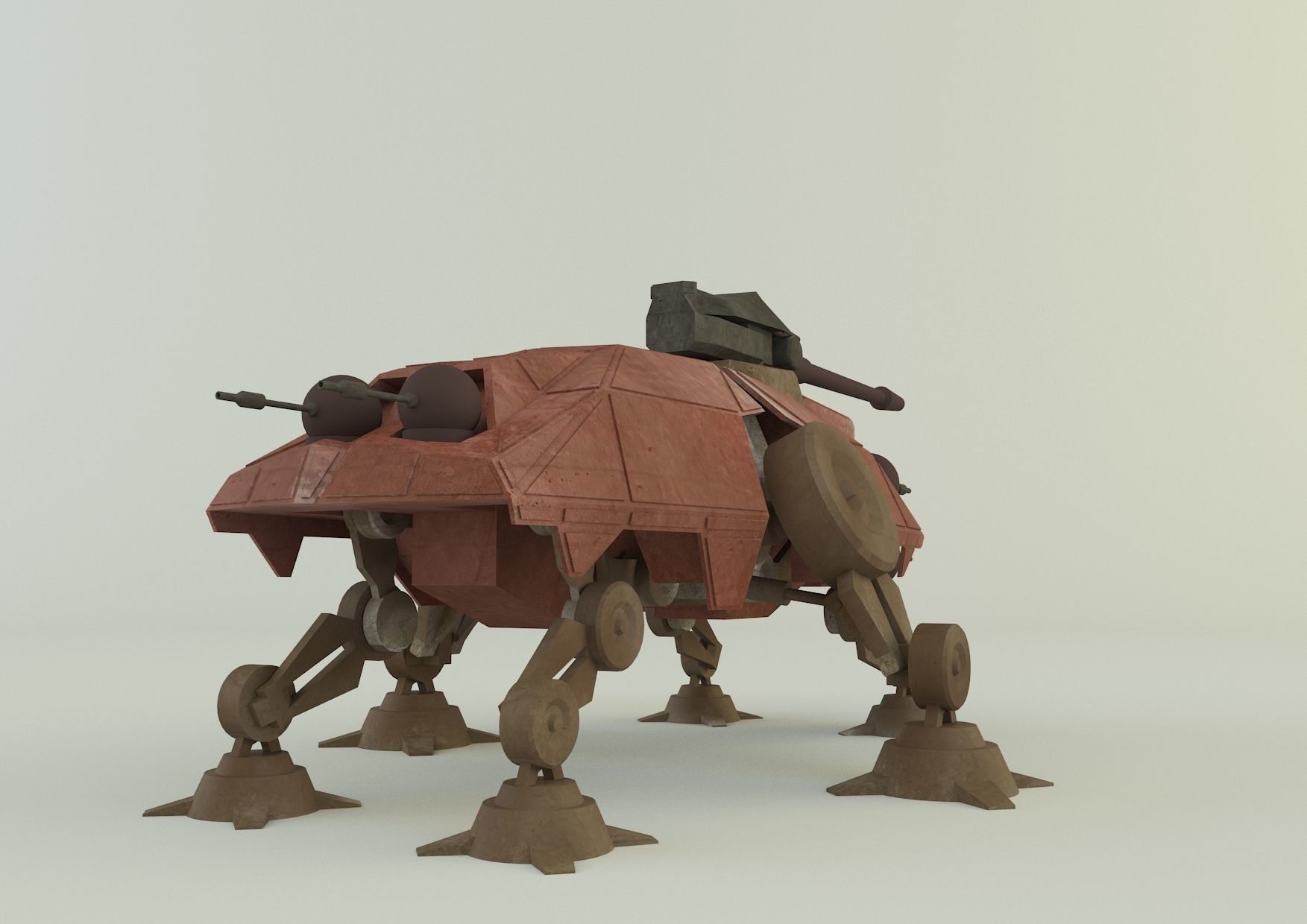 AT-TE Walker combat robot 3D model_5
