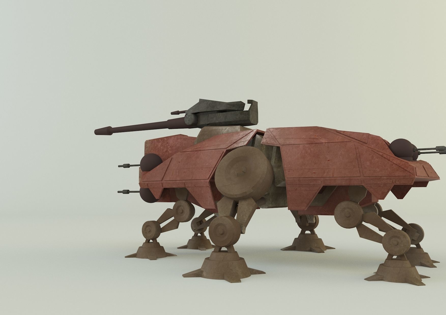 AT-TE Walker combat robot 3D model_7