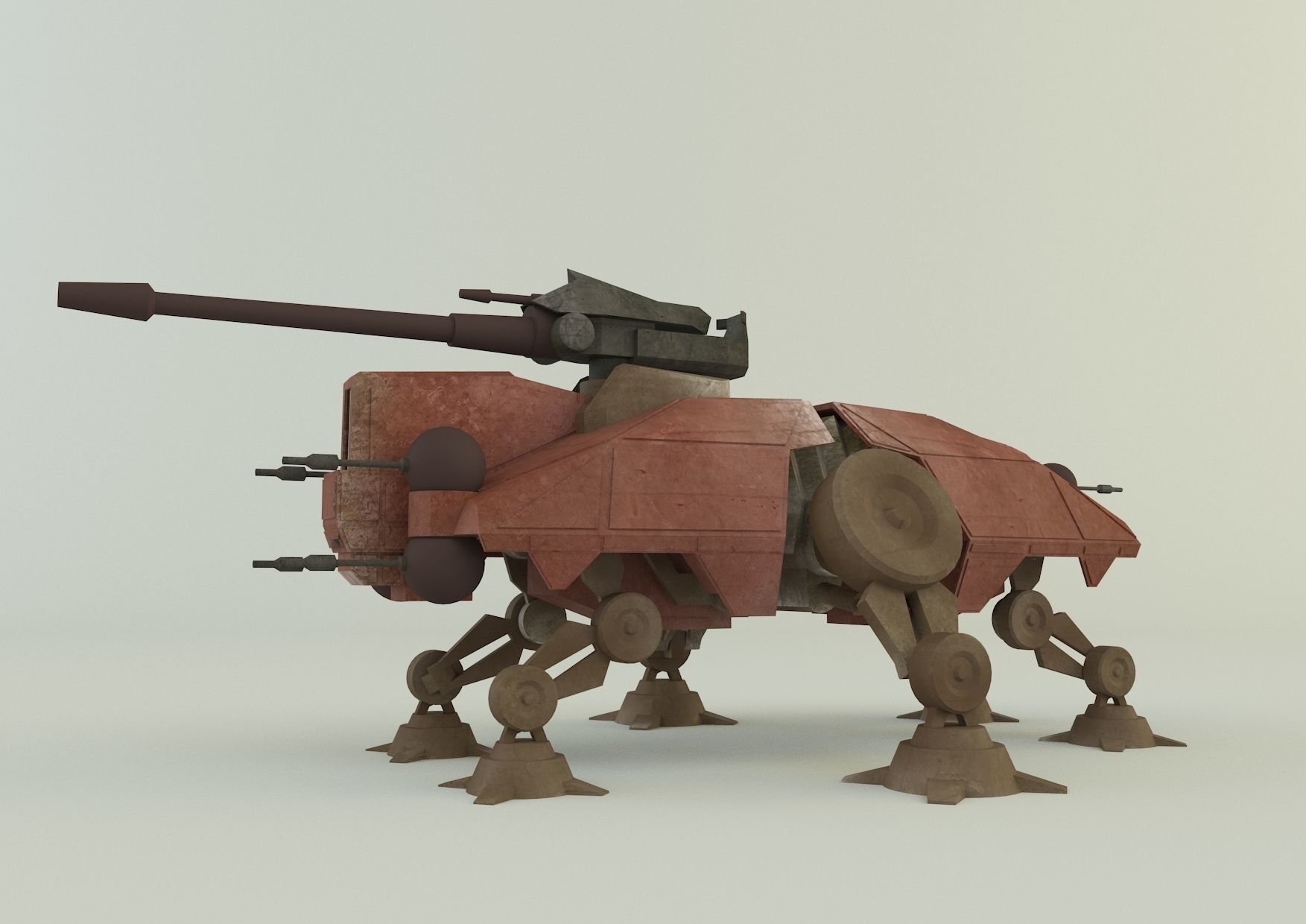 AT-TE Walker combat robot 3D model_9