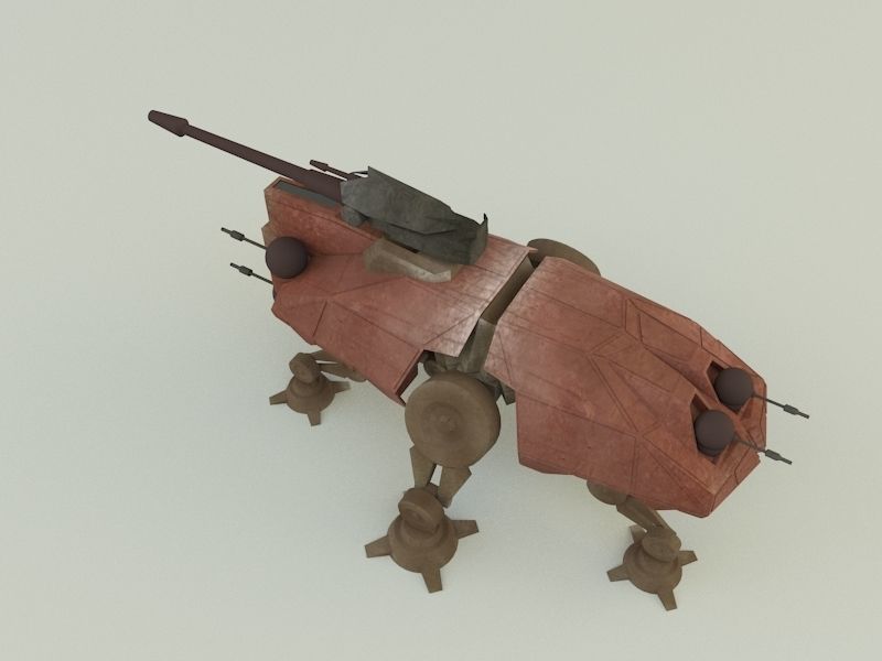 AT-TE Walker combat robot 3D model_16
