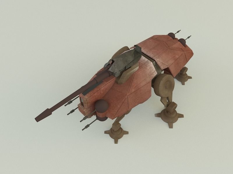 AT-TE Walker combat robot 3D model_11