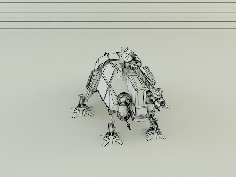 AT-TE Walker combat robot 3D model_24