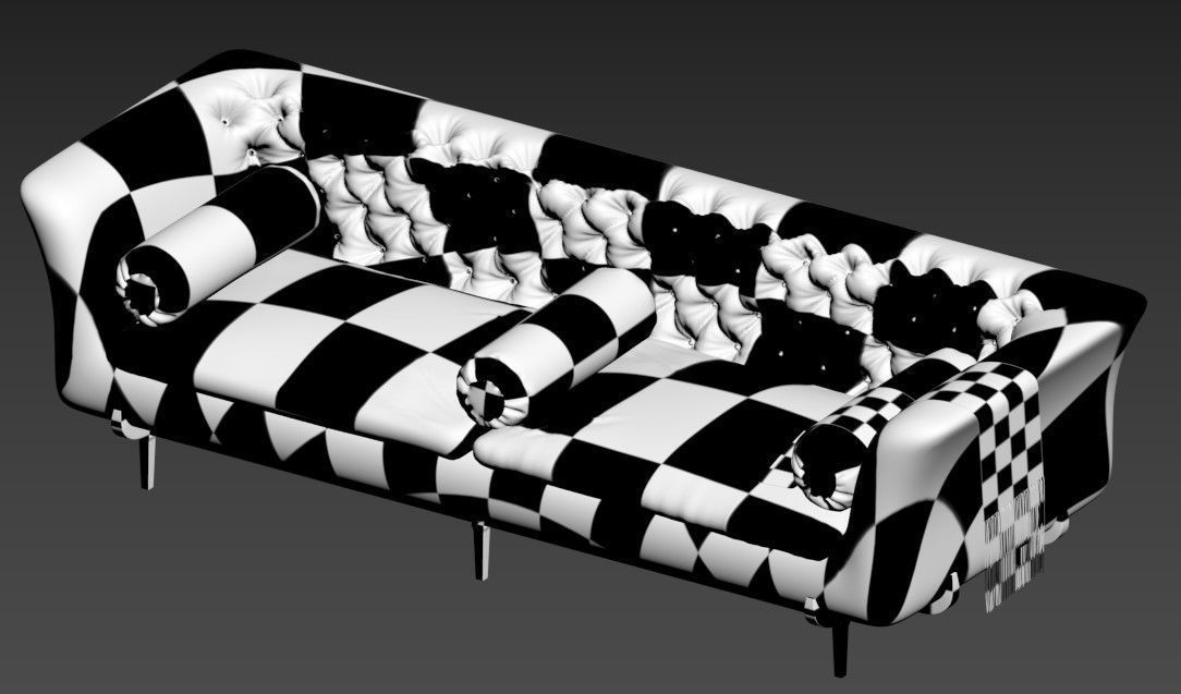 New Classic sofa 3D model_7