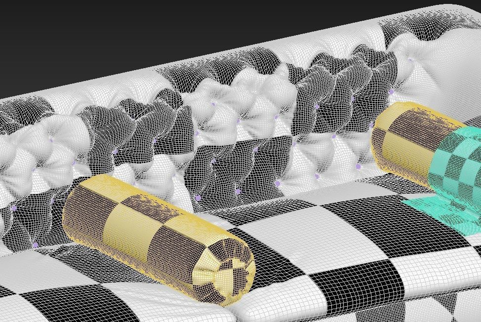 New Classic sofa 3D model_4