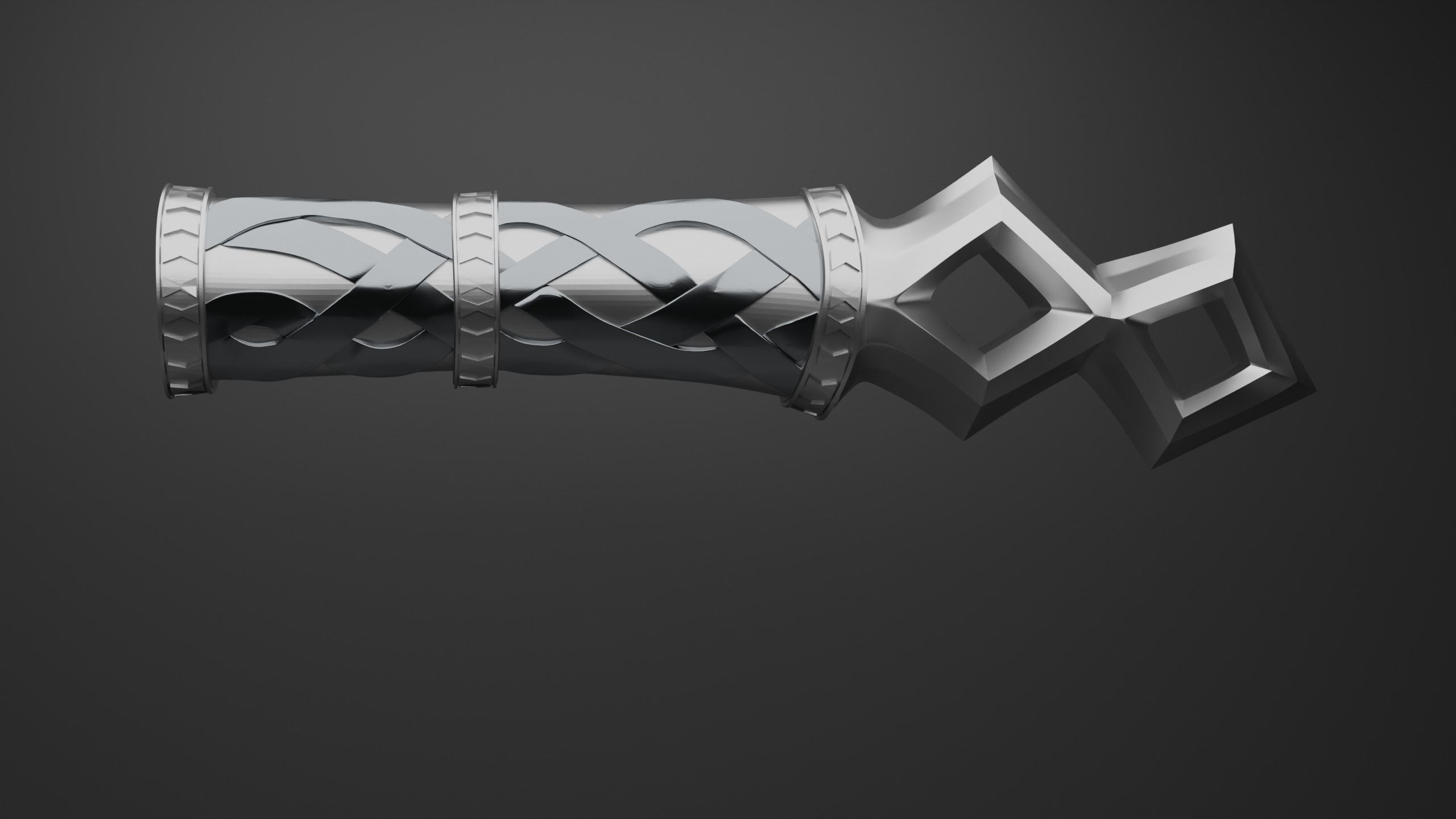 God of War 2018 Blade Of Chaos lv2 3D print model_29