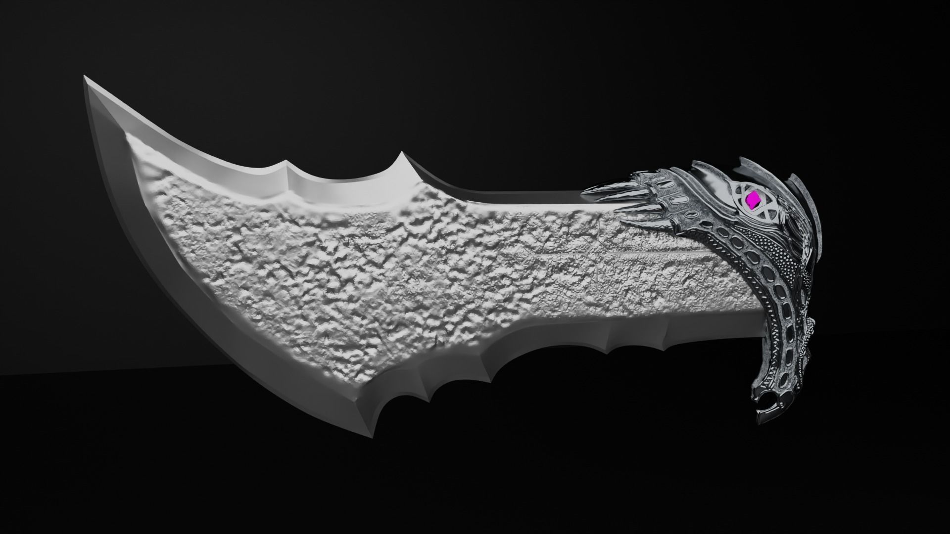 God of War 2018 Blade Of Chaos lv2 3D print model_1