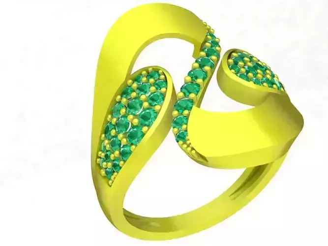 korean style fashion diamond women ring 5017