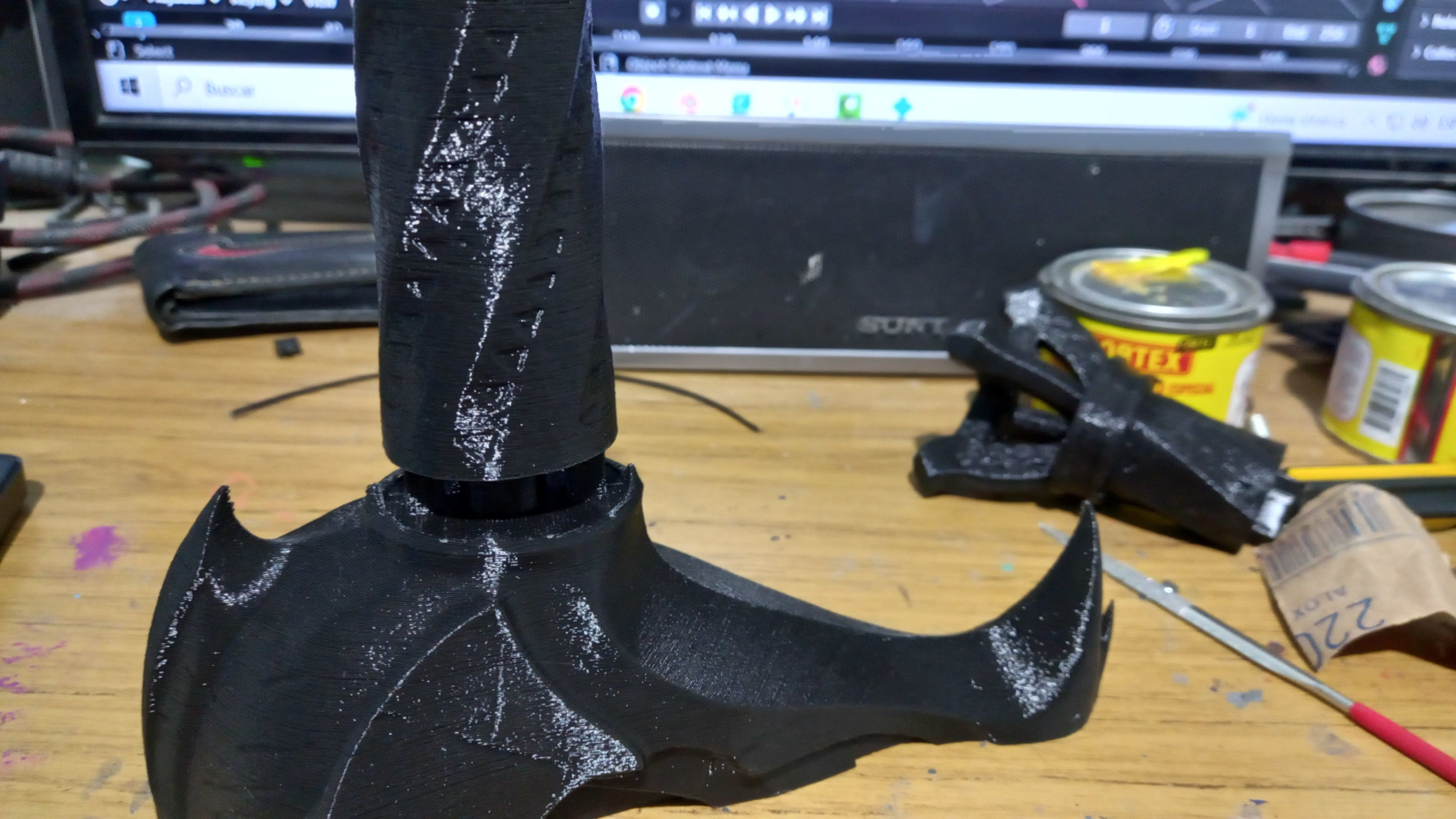 God Of War Ragnarok Kratos Blades Of Chaos lv2 model 3d print  3D print model_29