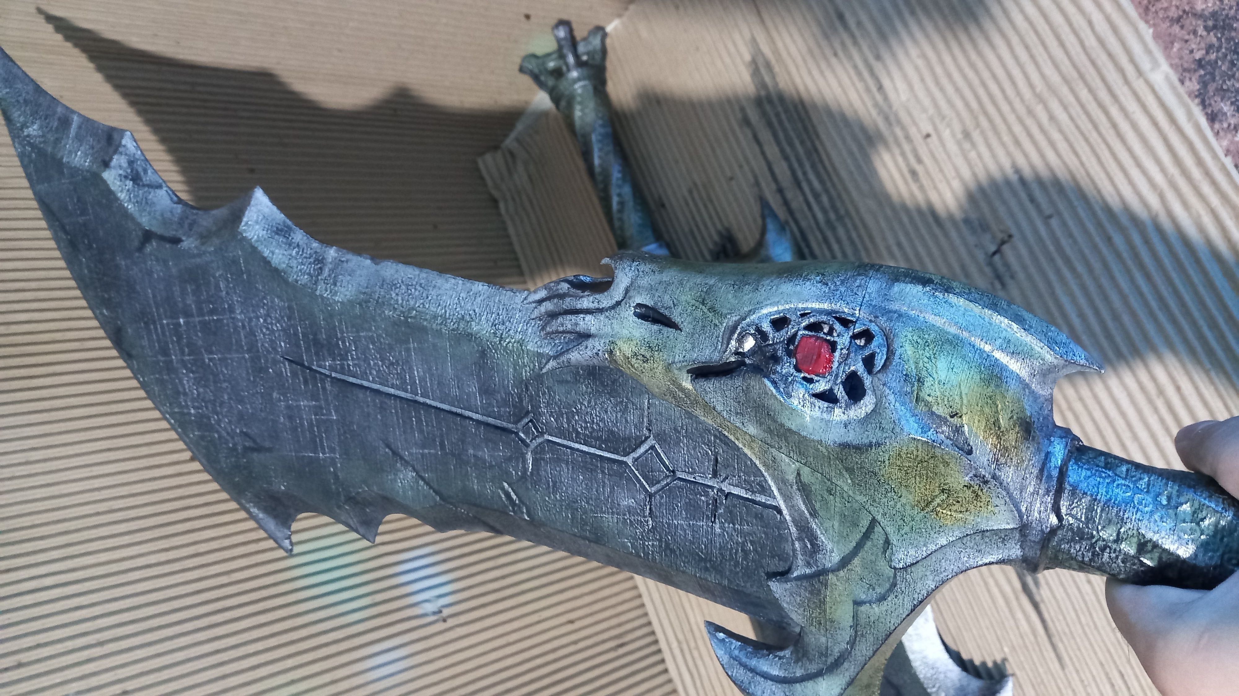 God Of War Ragnarok Kratos Blades Of Chaos lv2 model 3d print  3D print model_2