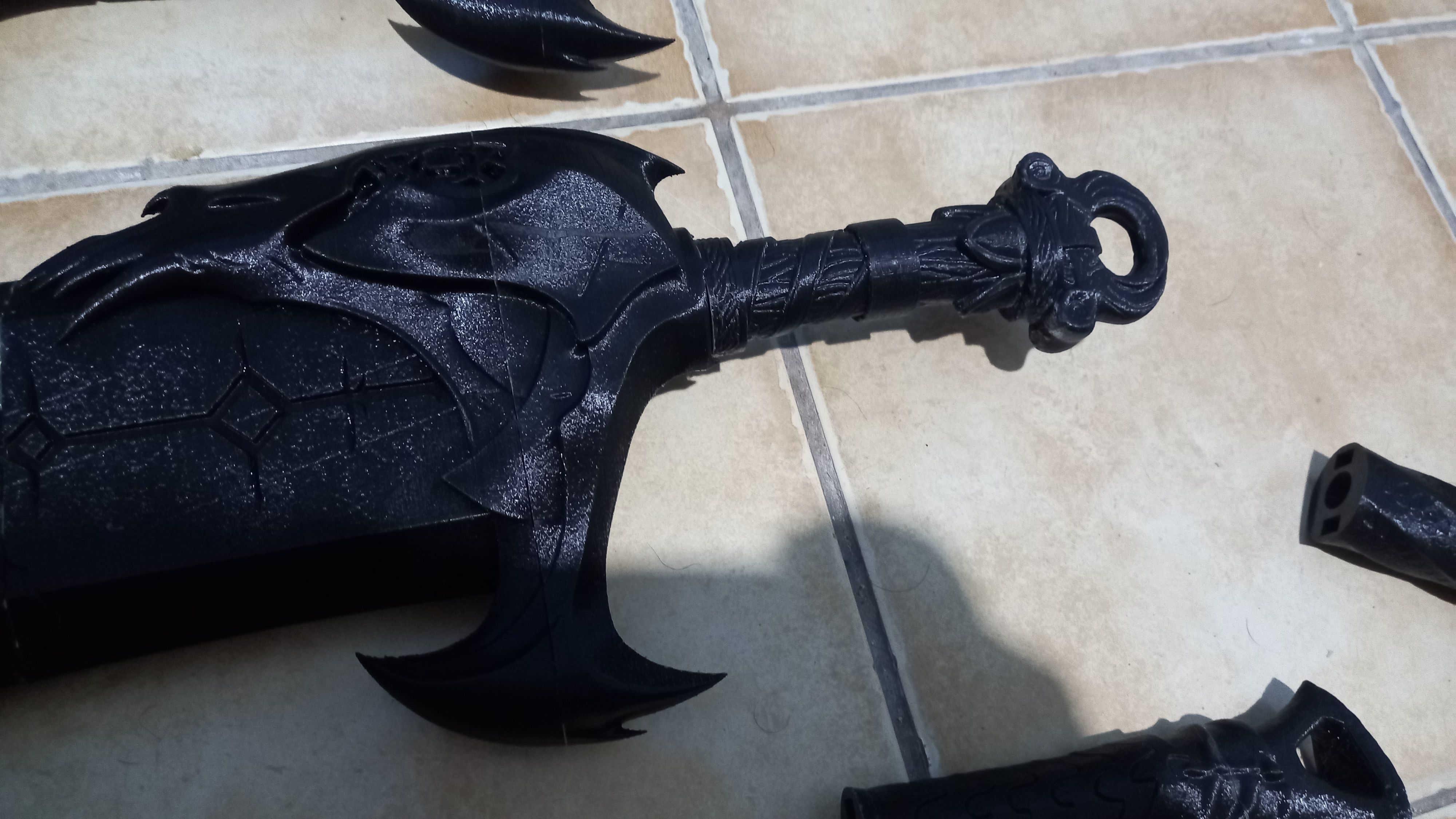 God Of War Ragnarok Kratos Blades Of Chaos lv2 model 3d print  3D print model_30