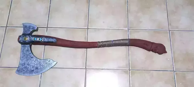 God of War leviathan axe 3D print model
