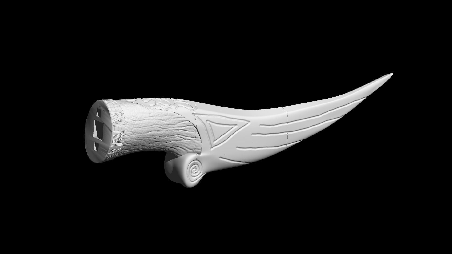 God of War leviathan axe 3D print model_65