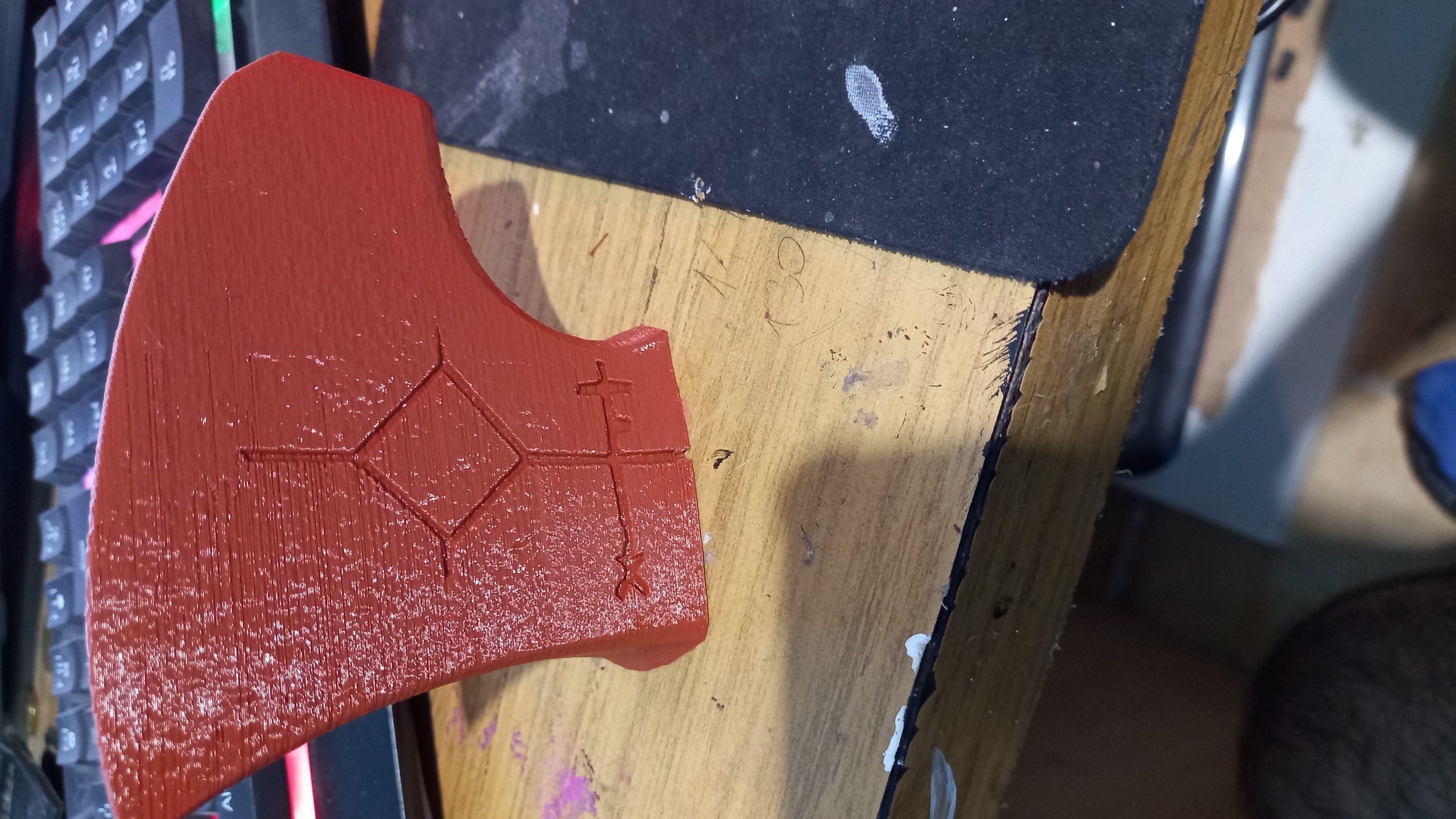 God of War leviathan axe 3D print model_60