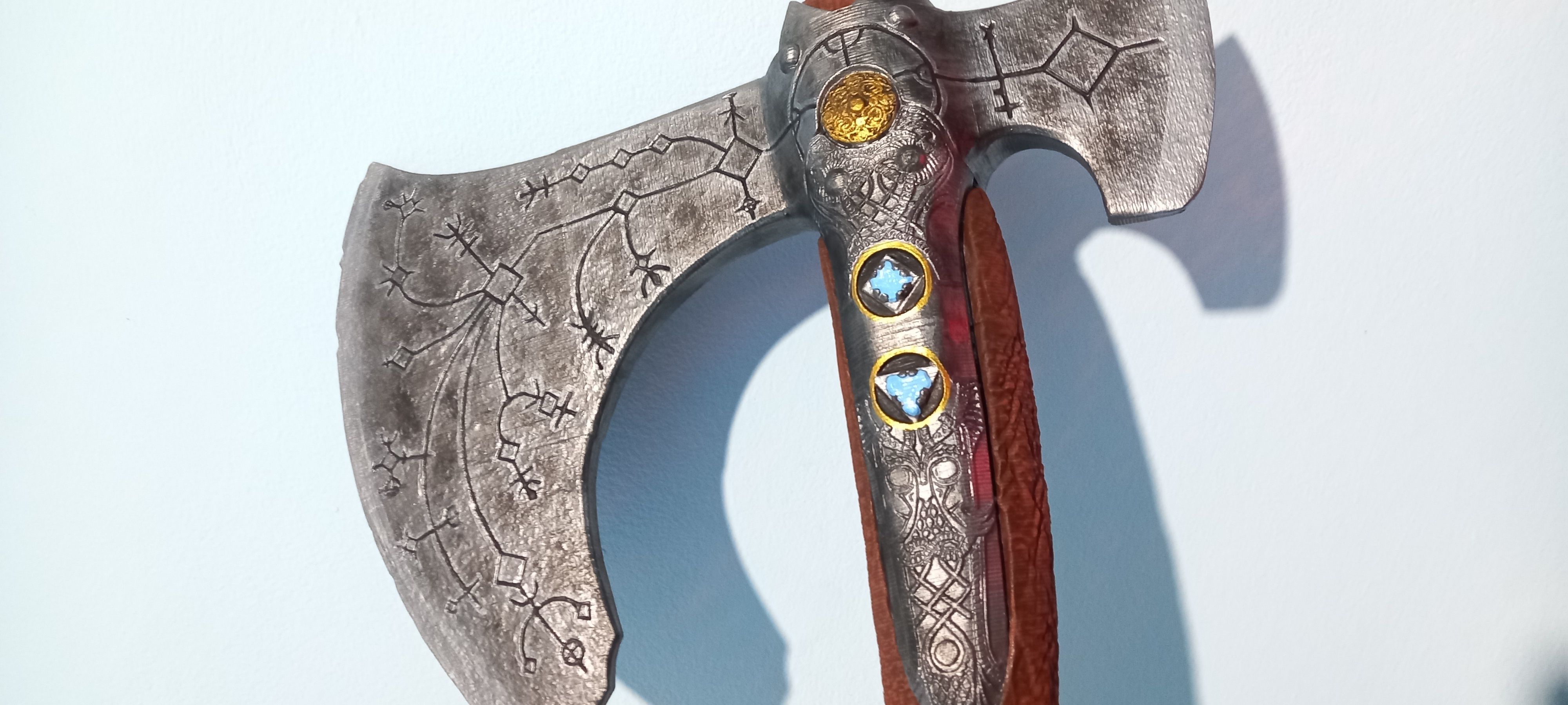 God of War leviathan axe 3D print model_6