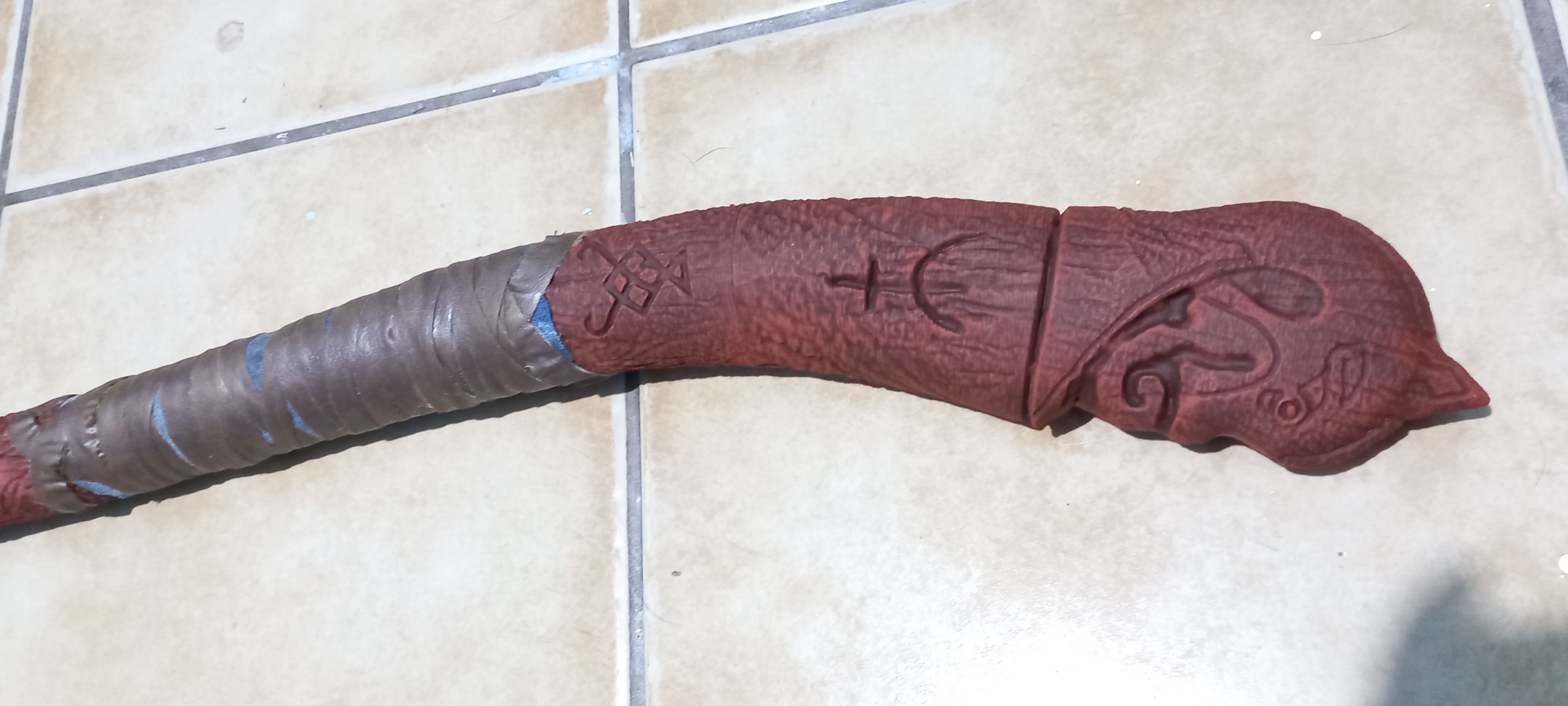 God of War leviathan axe 3D print model_3