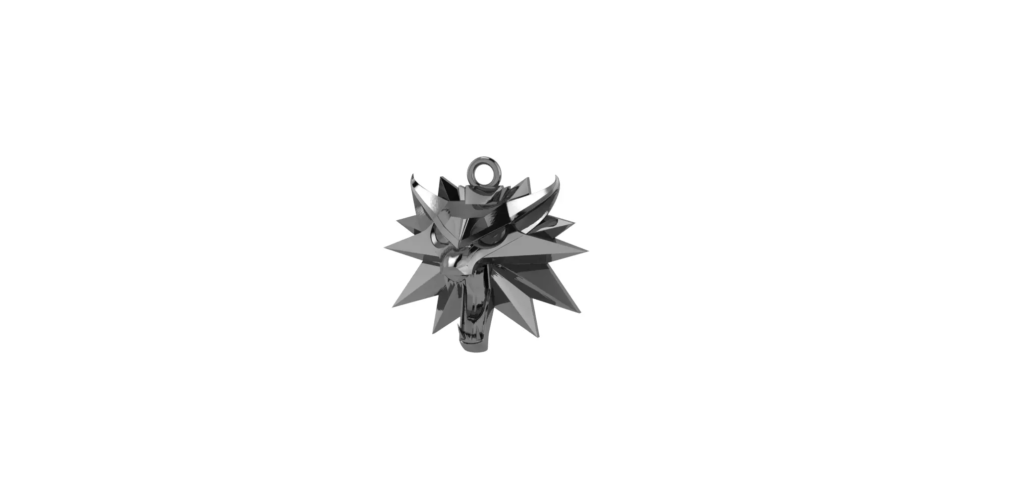 The Witcher Medallion - School of the Wolf 3D print model