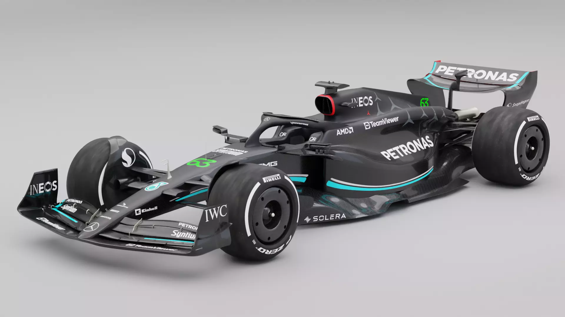 Mercedes W14 3D model