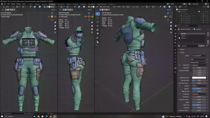 character military woman 