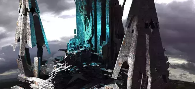 Sci fi City Halls facility Exterior 