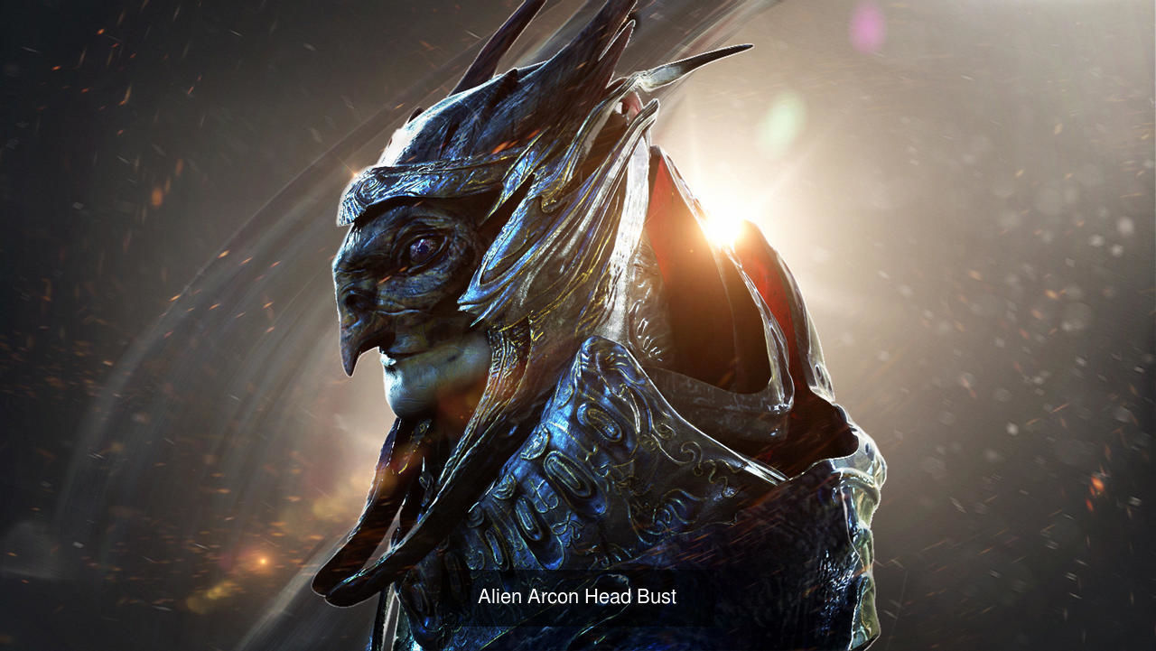 Alien Character sculpture Collection _4